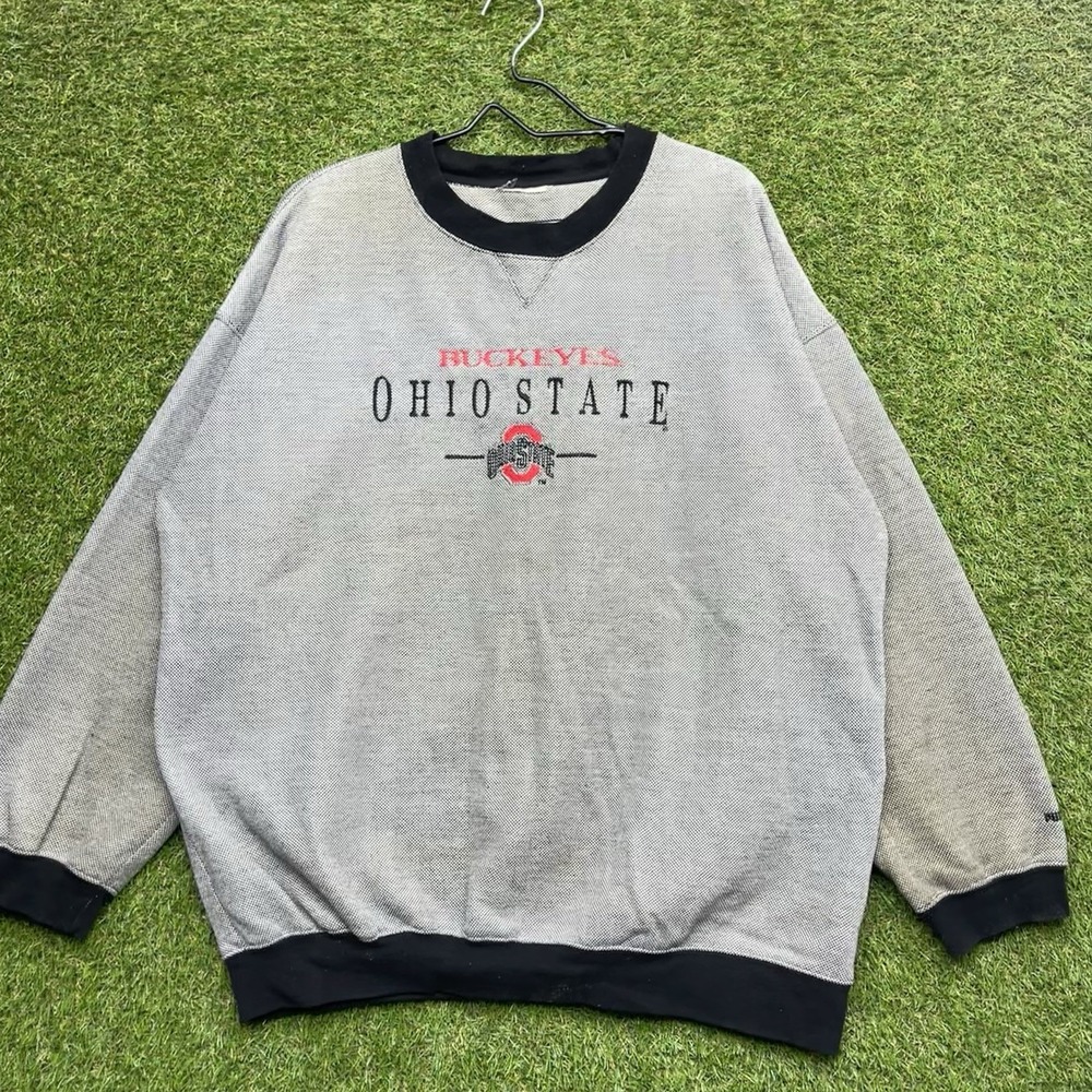 Vintage Ohio State Sweatshirt Mens XL Puma Sportswear OSU Buckeyes Crewneck